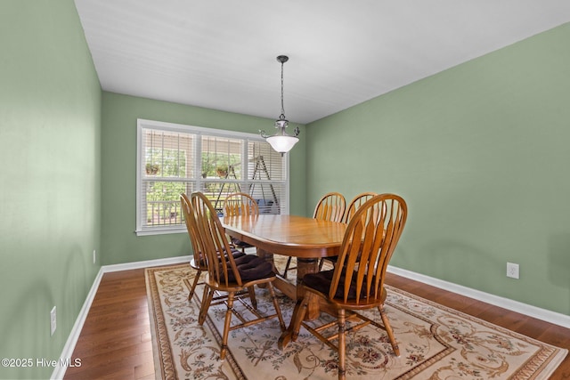 1139 Cranes Creek Rd, Cameron, NC 28326 - dining space featuring baseboards and wood finished floors