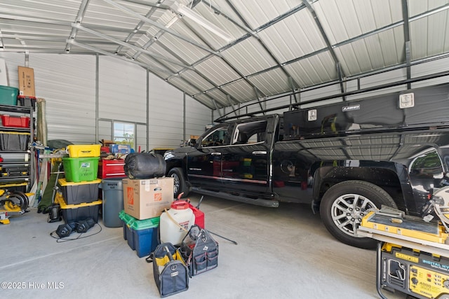 1139 Cranes Creek Rd, Cameron, NC 28326 - garage with metal wall