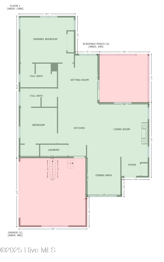 1139 Cranes Creek Rd, Cameron, NC 28326 - property floor plan