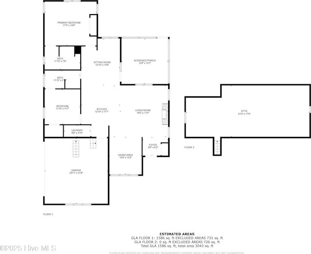 1139 Cranes Creek Rd, Cameron, NC 28326 - room layout
