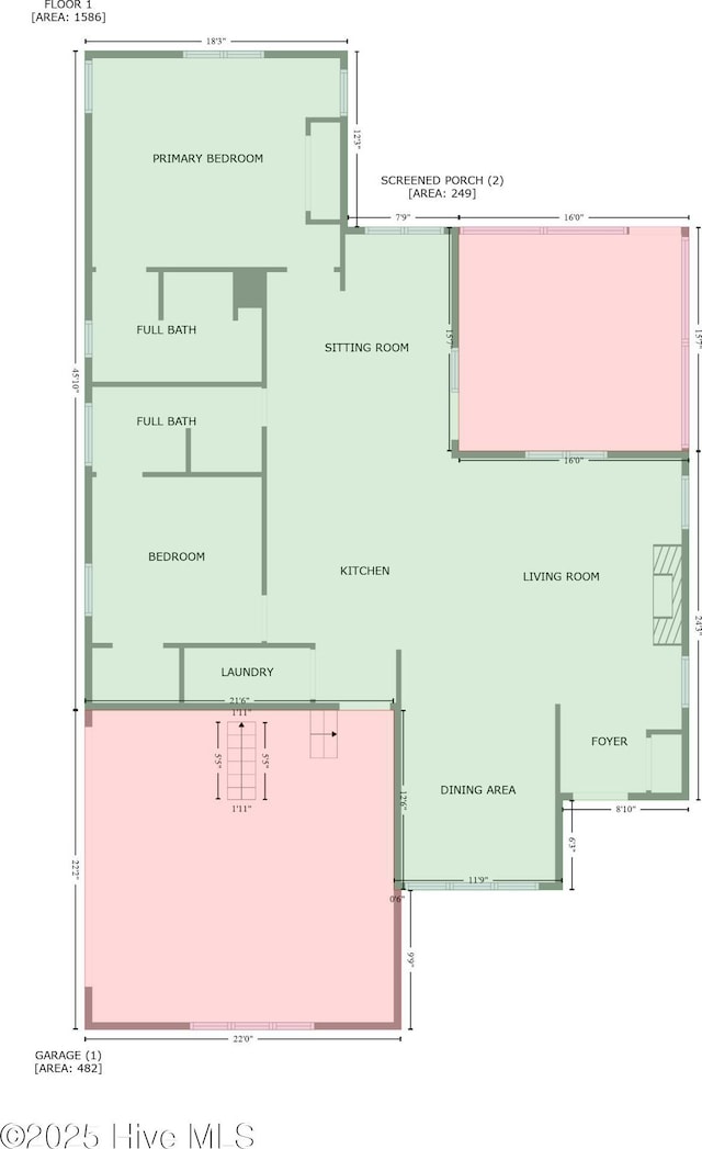 1139 Cranes Creek Rd, Cameron, NC 28326 - home floor plan