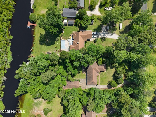 143 Rock Creek Dr, New Bern, NC 28562 - aerial overview of property's location with a large body of water