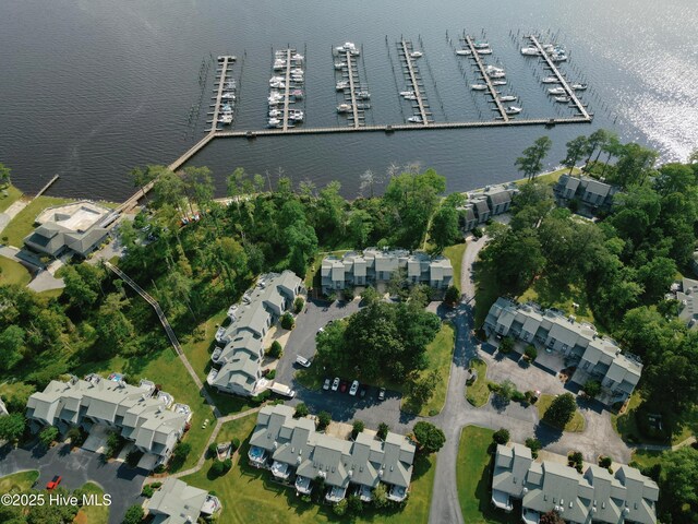 131 Paddle Wheel Cir, Washington, NC 27889 - aerial view of property's location featuring a large body of water and nearby suburban area