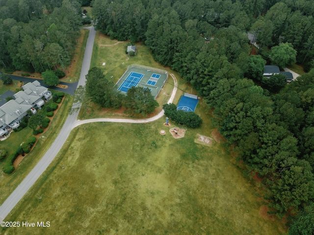 131 Paddle Wheel Cir, Washington, NC 27889 - aerial overview of property's location with a forest