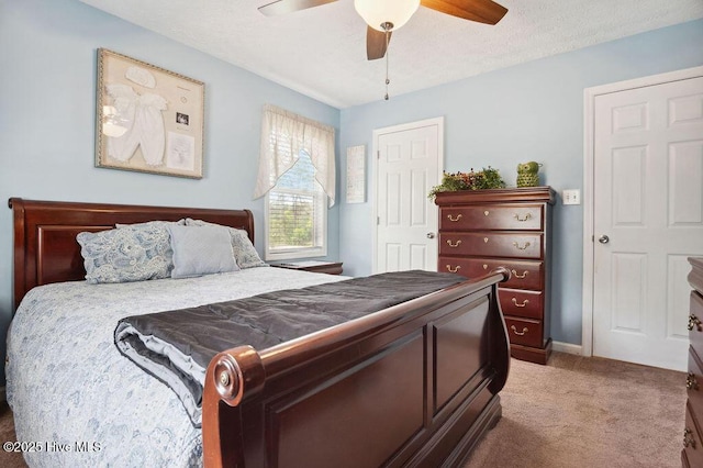 1177 Roberts Rd, Newport, NC 28570 - bedroom featuring carpet floors and ceiling fan