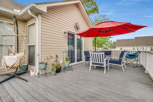 1177 Roberts Rd, Newport, NC 28570 - view of wooden terrace
