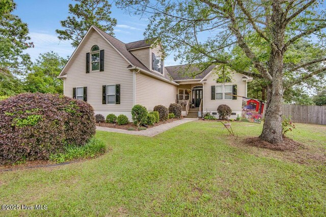 1177 Roberts Rd, Newport, NC 28570 - traditional home with a shingled roof