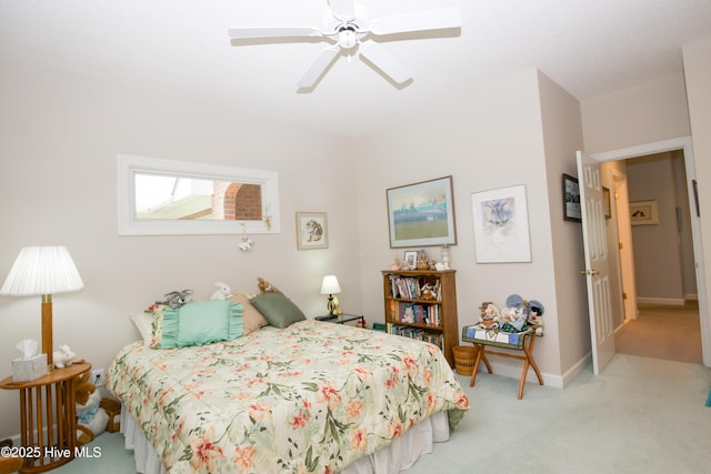 17 Troon Dr, Pinehurst, NC 28374 - carpeted bedroom featuring baseboards and ceiling fan