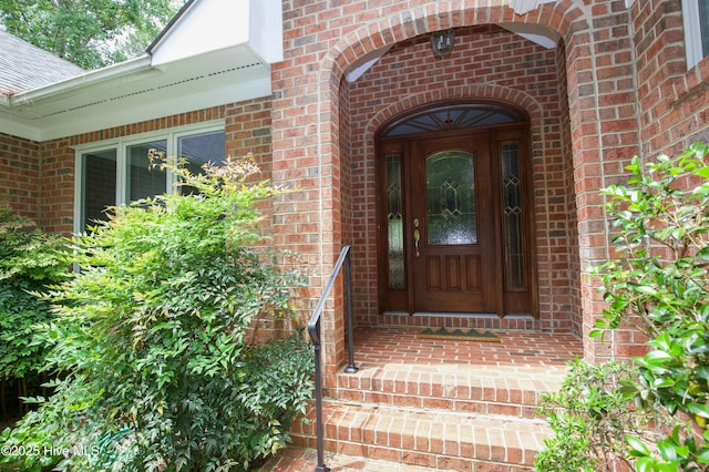 17 Troon Dr, Pinehurst, NC 28374 - view of exterior entry featuring brick siding