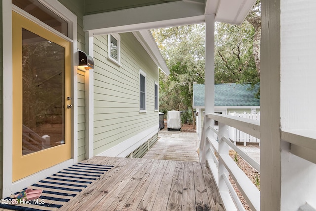 3 Sabal Palm Trl, Bald Head Island, NC 28461 - view of deck