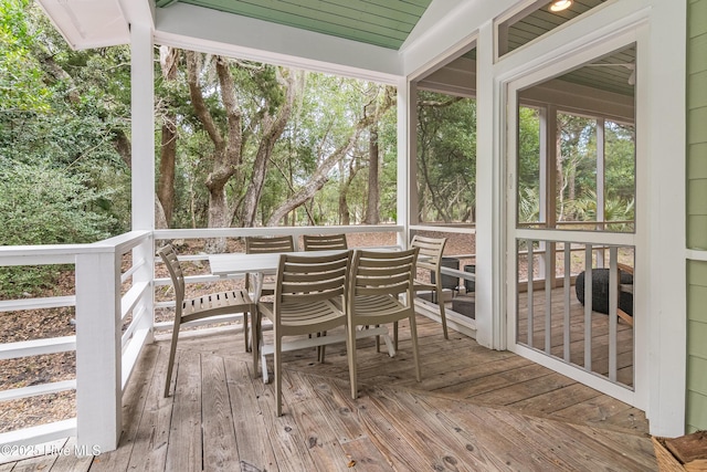 3 Sabal Palm Trl, Bald Head Island, NC 28461 - view of deck