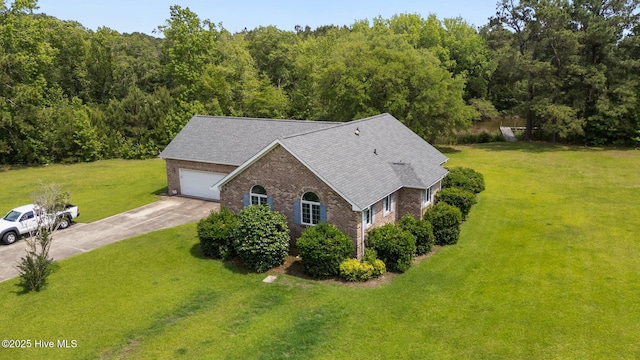9333 Doris Dr, Oriental, NC 28571 - aerial view of property and surrounding area featuring a heavily wooded area