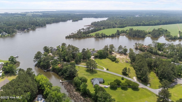 9333 Doris Dr, Oriental, NC 28571 - drone / aerial view of a large body of water