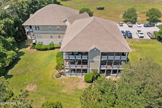 view from above of property