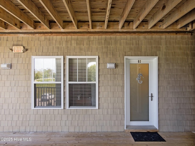 view of entrance to property