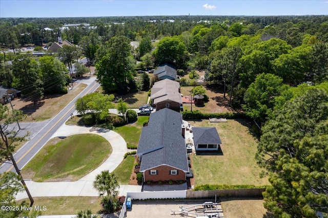 125 Windemere Rd, Wilmington, NC 28405 - bird's eye view of a heavily wooded area