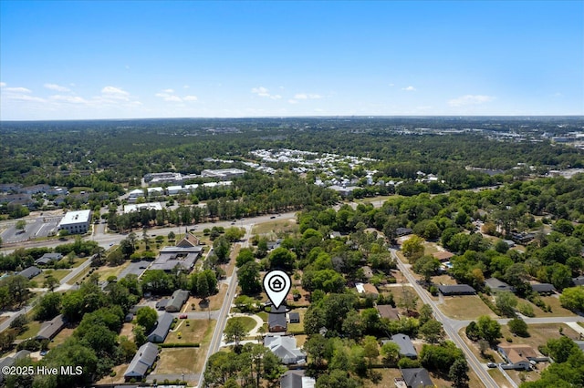 125 Windemere Rd, Wilmington, NC 28405 - drone / aerial view of a heavily wooded area