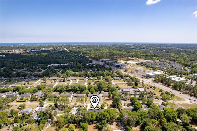 125 Windemere Rd, Wilmington, NC 28405 - aerial perspective of suburban area featuring a heavily wooded area
