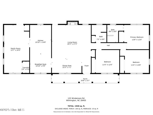 125 Windemere Rd, Wilmington, NC 28405 - view of home floor plan