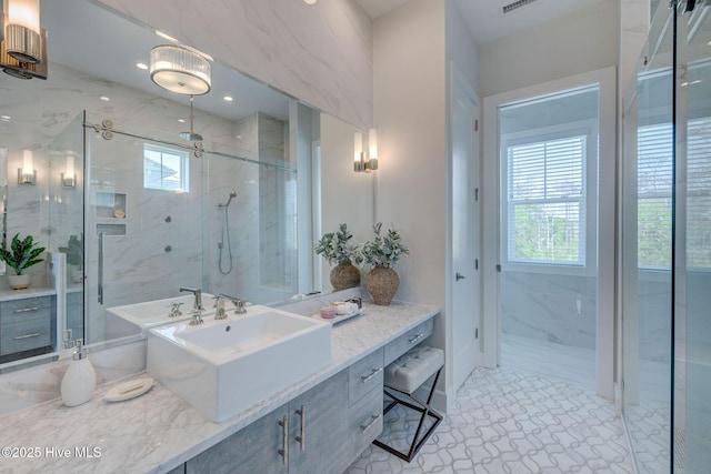 1326 Tidalwalk Dr, Wilmington, NC 28409 - full bathroom with a shower stall and vanity