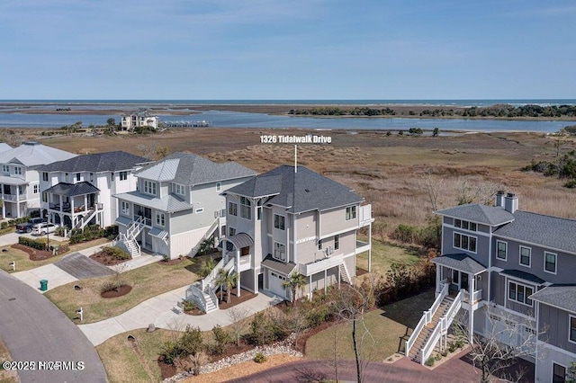 1326 Tidalwalk Dr, Wilmington, NC 28409 - drone / aerial view of a nearby body of water