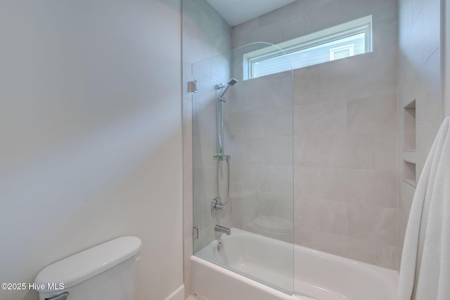 1326 Tidalwalk Dr, Wilmington, NC 28409 - full bathroom with toilet, shower / tub combination, and baseboards