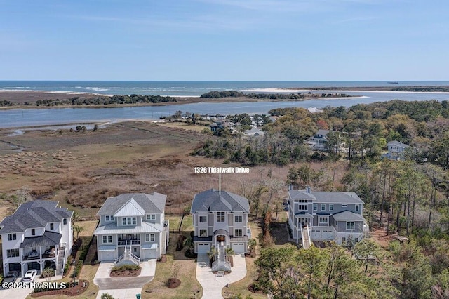 1326 Tidalwalk Dr, Wilmington, NC 28409 - drone / aerial view of a large body of water