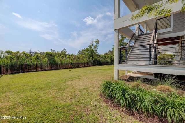 1326 Tidalwalk Dr, Wilmington, NC 28409 - view of yard with stairway