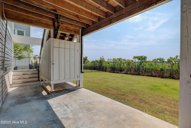 1326 Tidalwalk Dr, Wilmington, NC 28409 - view of yard with a patio area