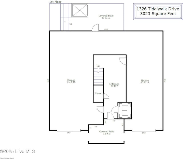 1326 Tidalwalk Dr, Wilmington, NC 28409 - home floor plan