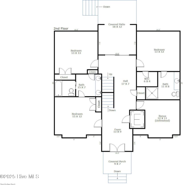 1326 Tidalwalk Dr, Wilmington, NC 28409 - home floor plan