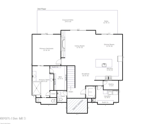 1326 Tidalwalk Dr, Wilmington, NC 28409 - property floor plan