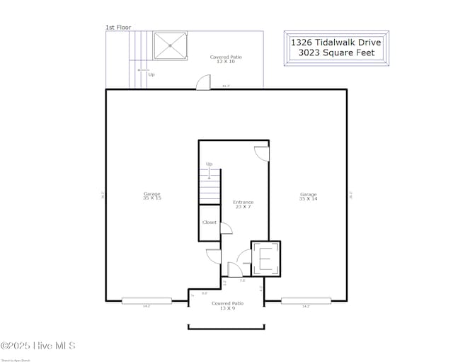 1326 Tidalwalk Dr, Wilmington, NC 28409 - home floor plan