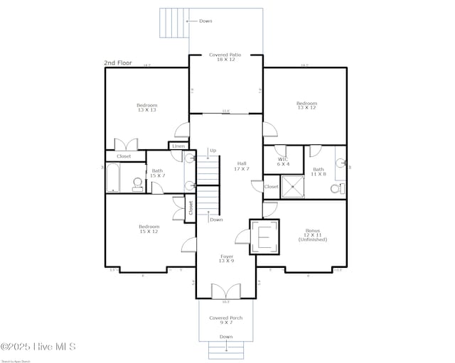 1326 Tidalwalk Dr, Wilmington, NC 28409 - property floor plan