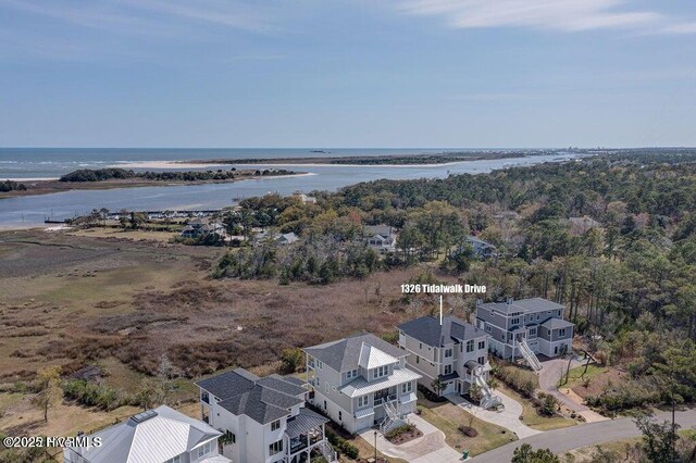 1326 Tidalwalk Dr, Wilmington, NC 28409 - aerial perspective of suburban area featuring a nearby body of water