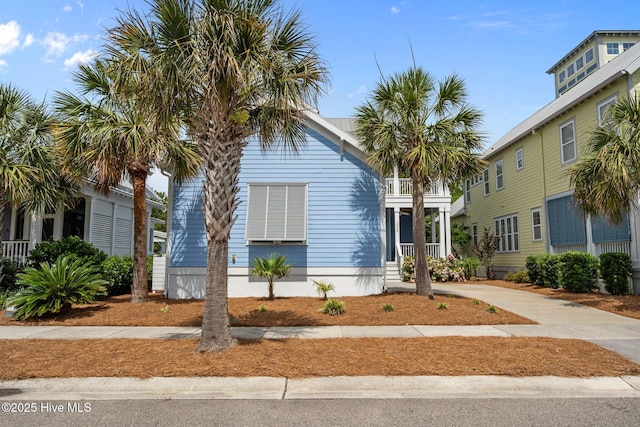 1218 Pinfish Ln, Carolina Beach, NC 28428 - view of front of property with concrete driveway