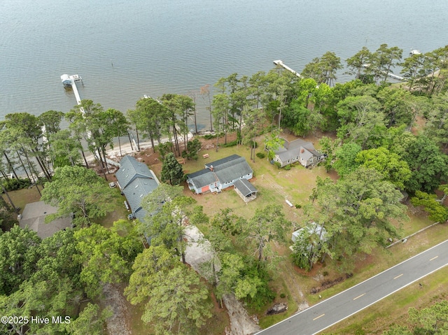 2285 Old Pamlico Beach Rd W, Belhaven, NC 27810 - aerial view of property and surrounding area with a large body of water