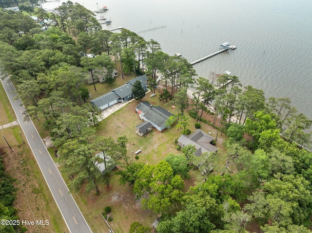 2285 Old Pamlico Beach Rd W, Belhaven, NC 27810 - aerial view of property's location with a nearby body of water