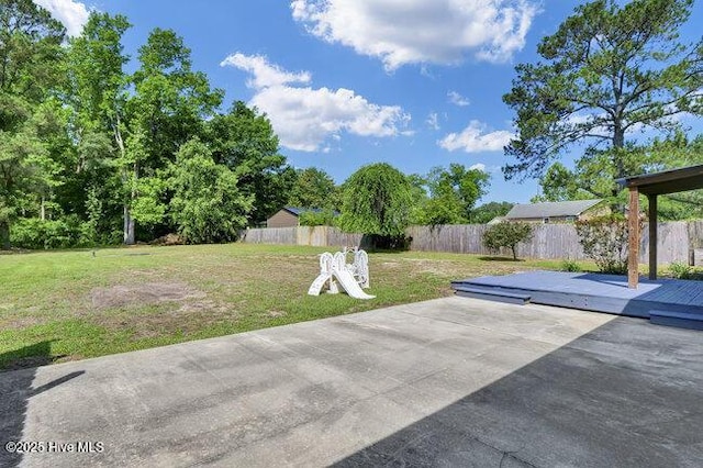 102 Rocky Ct, Richlands, NC 28574 - view of yard with a patio area