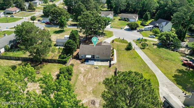 102 Rocky Ct, Richlands, NC 28574 - aerial perspective of suburban area
