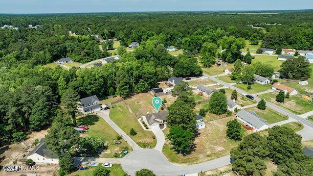 102 Rocky Ct, Richlands, NC 28574 - aerial overview of property's location featuring a forest