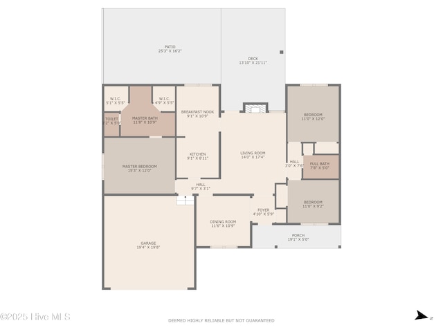 102 Rocky Ct, Richlands, NC 28574 - floor plan / room layout