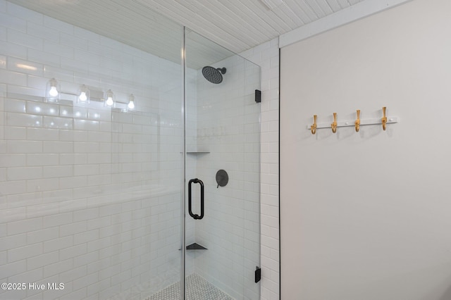 105 N Main St, Bath, NC 27808 - bathroom featuring a shower stall