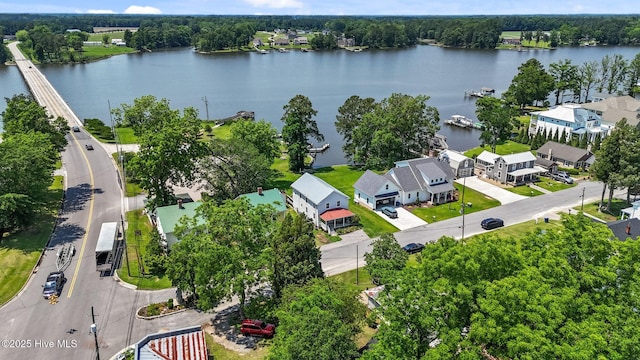 105 N Main St, Bath, NC 27808 - aerial view of a nearby body of water