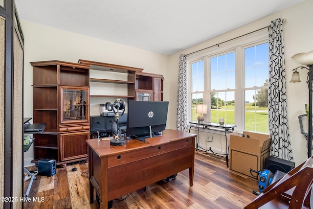 118 Durant St, Hertford, NC 27944 - home office featuring wood finished floors