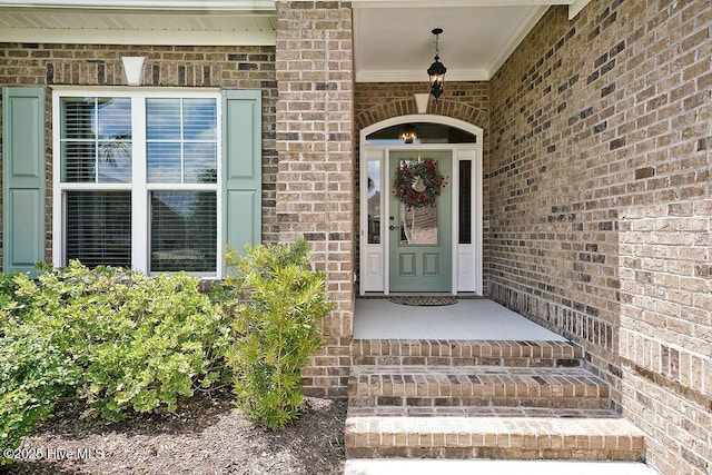 968 Woodwind Dr, Leland, NC 28451 - property entrance with brick siding