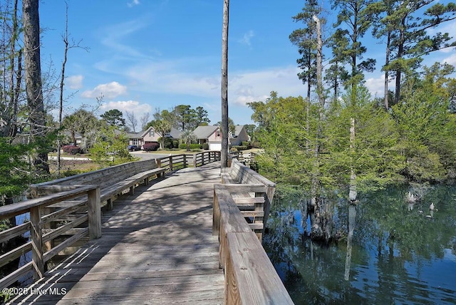 968 Woodwind Dr, Leland, NC 28451 - dock area with a water view