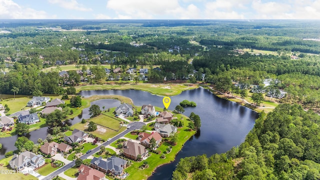6575 Longwater Ct SW, Ocean Isle Beach, NC 28469 - aerial overview of property's location with a nearby body of water and nearby suburban area
