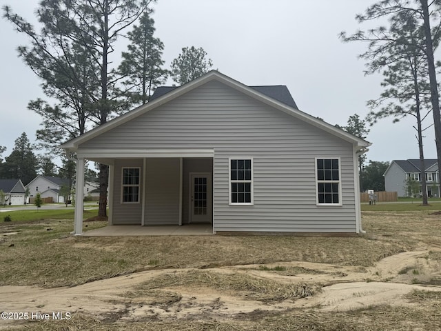 view of rear view of house