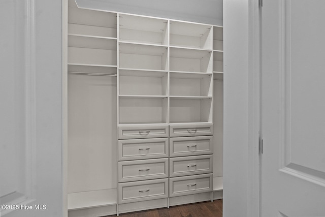 view of closet